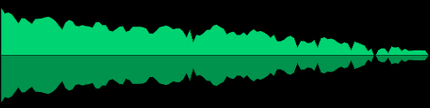 Audio wave form sample