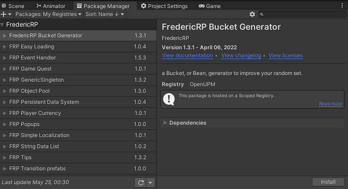 Find the Generic Singleton and others packages right there!