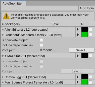 List, visibility, and status
